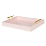 Lipton Decorative Wood Tray with Metal Handles