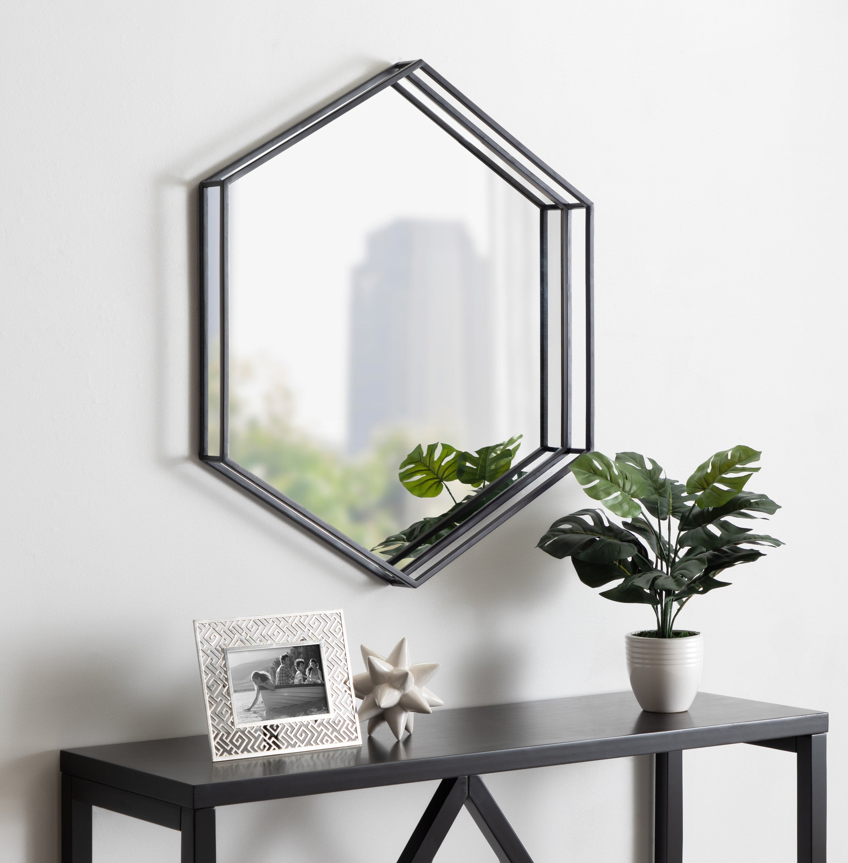 Felicia Hexagon Mirror
