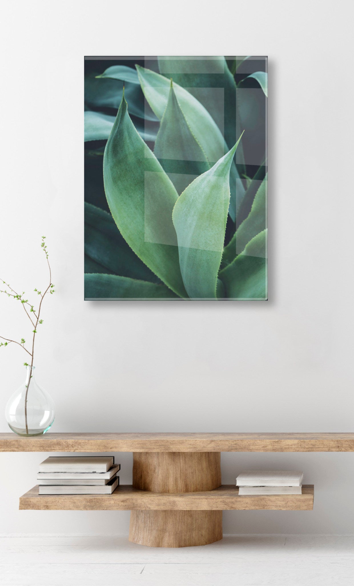 Agave II Floating Acrylic Art by Emiko and Mark Franzen of F2Images