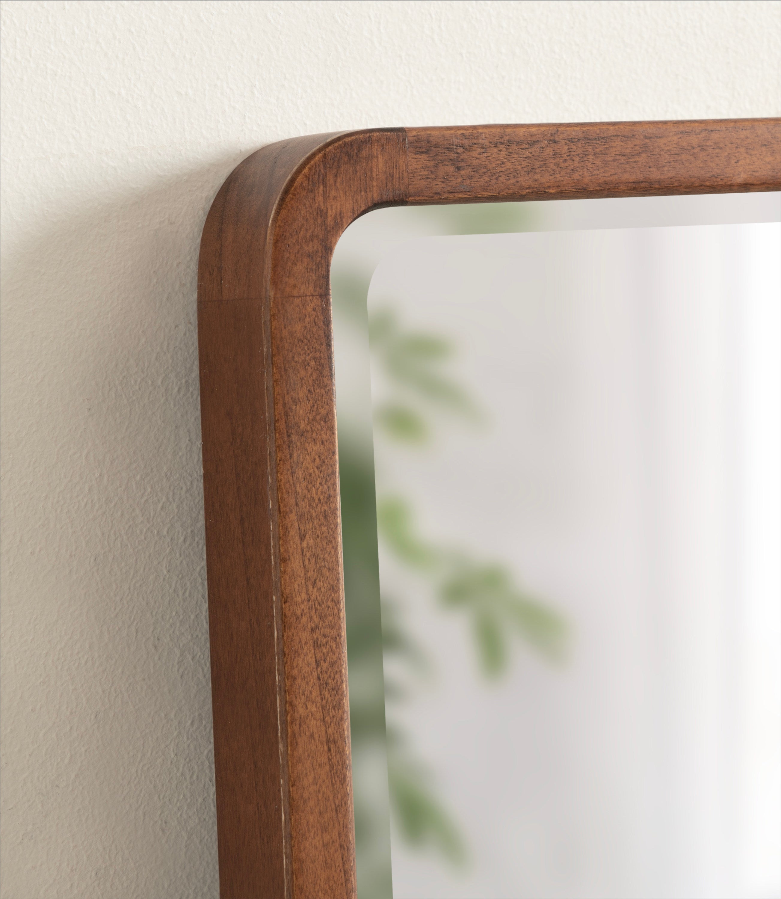 McLean Wood Radius Rectangle Wall Mirror