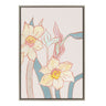 Sylvie Pine Ridge Daffodils Framed Canvas by Kate Aurelia Holloway