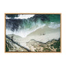 Sylvie La Jolla Curves Framed Canvas by Rachel Bolgov