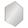 Rhodes Framed Hexagon Wall Mirror