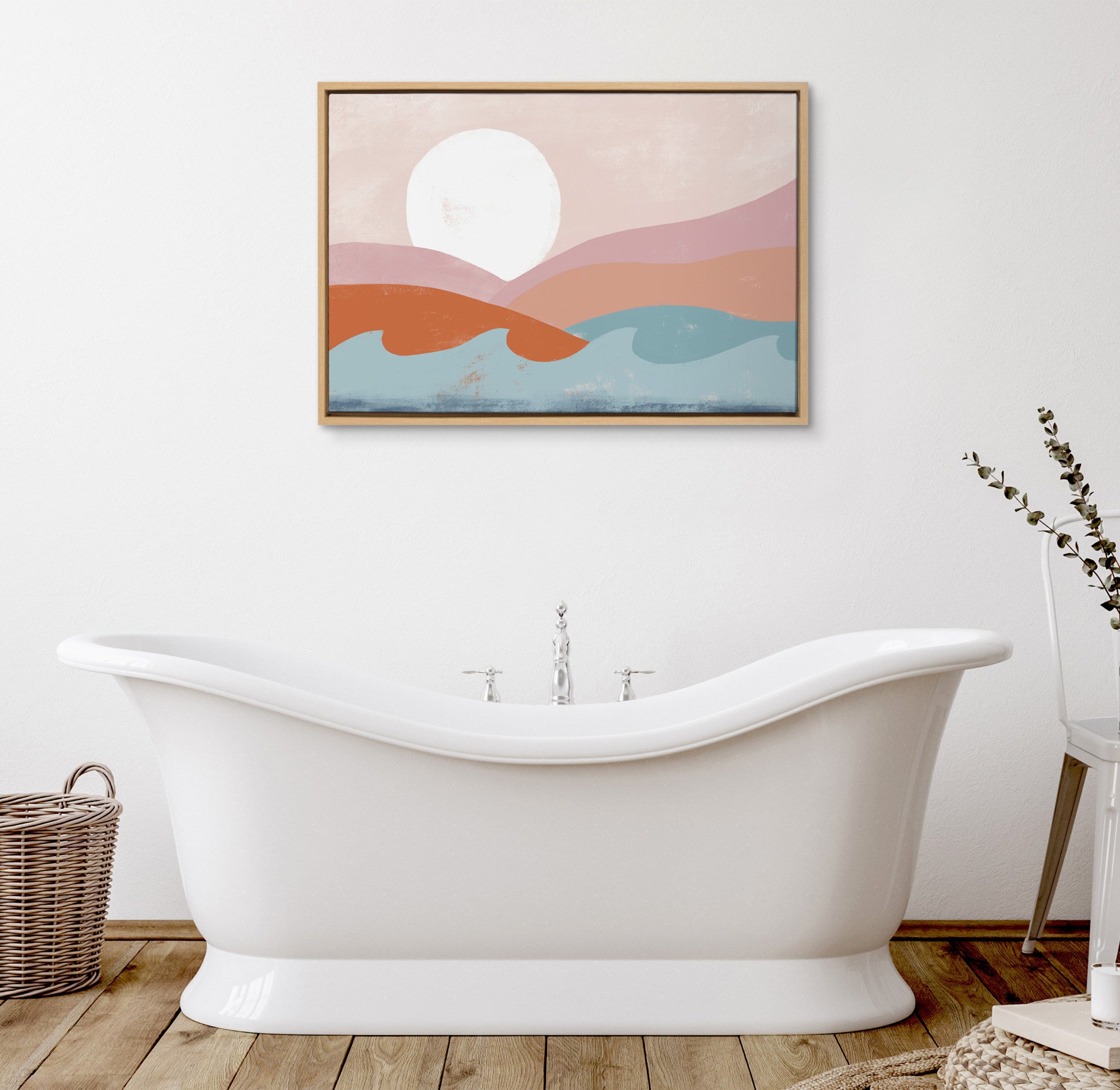 Sylvie Endless Summer Horizontal Framed Canvas by Kate Aurelia Holloway