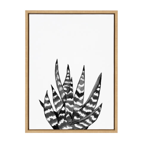 Sylvie It Can Be a Zebra Framed Canvas by Maja Mitrovic of Makes My Day Happy