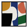 Sylvie Collage Abstract Framed Canvas by Marcello Velho