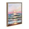 Sylvie Atlantic Sunset Framed Canvas by Mary Sparrow
