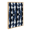 Sylvie Shibori Stripes Swatch Framed Canvas by Sara Berrenson