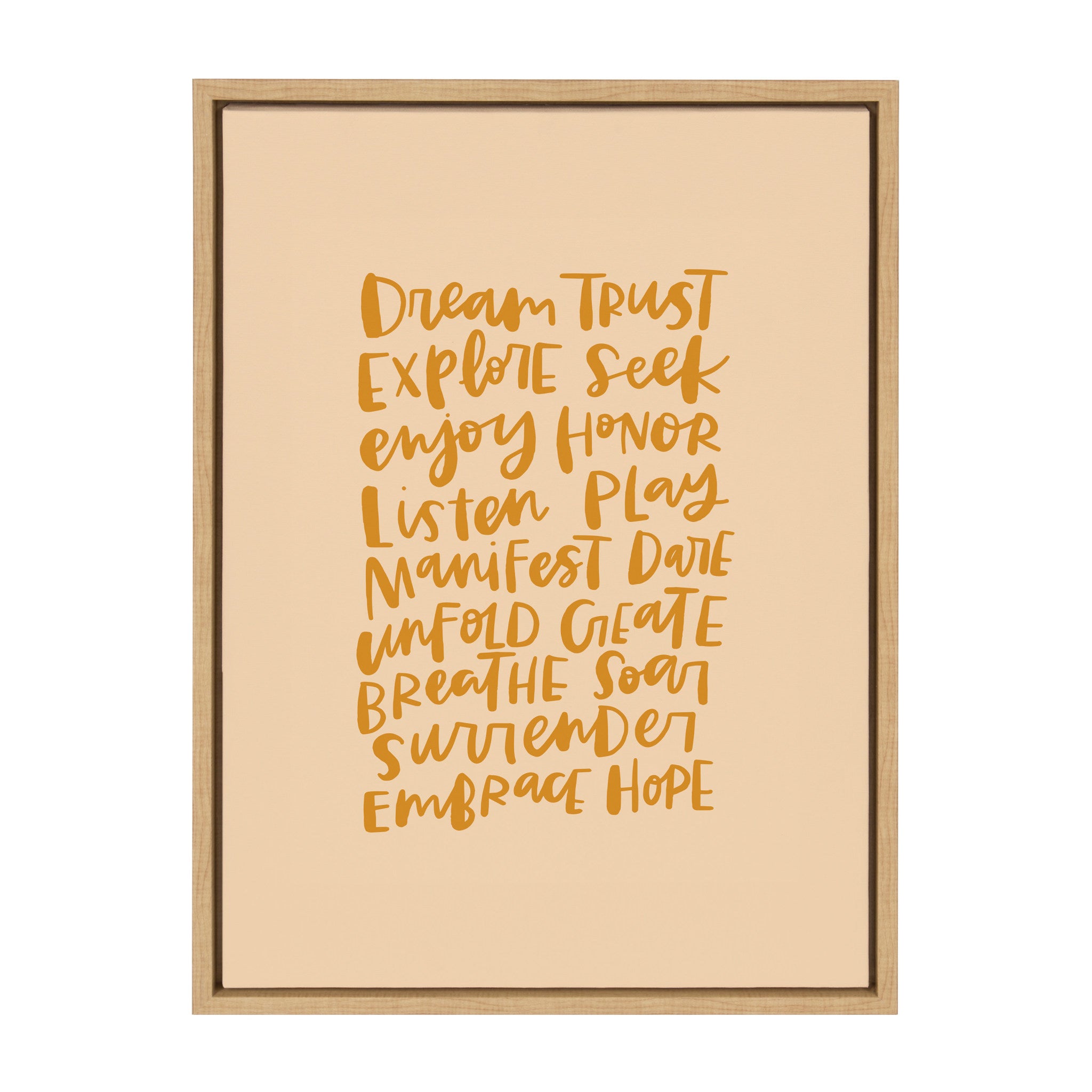 Sylvie Dream Framed Canvas by Alicia Schultz