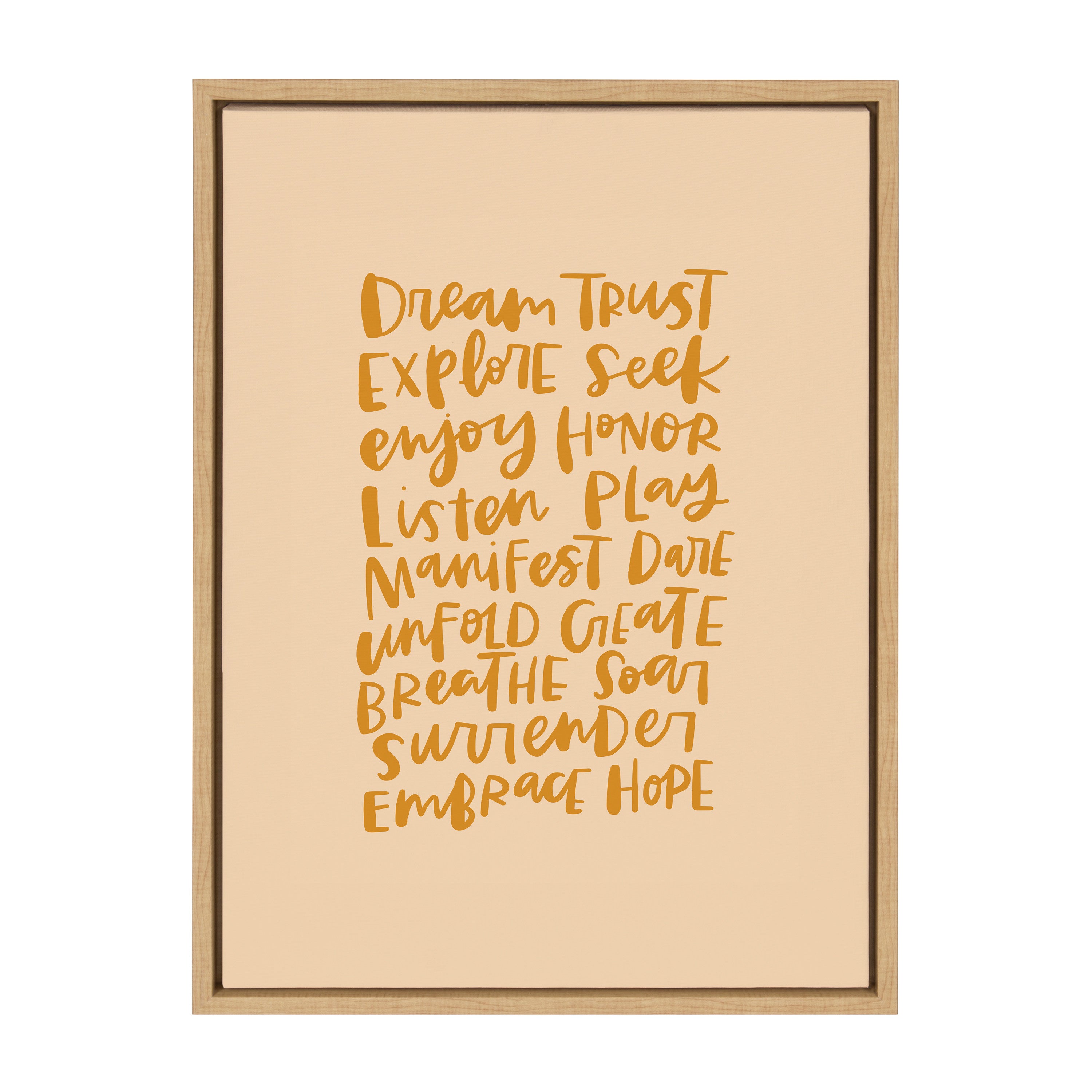 Sylvie Dream Framed Canvas by Alicia Schultz
