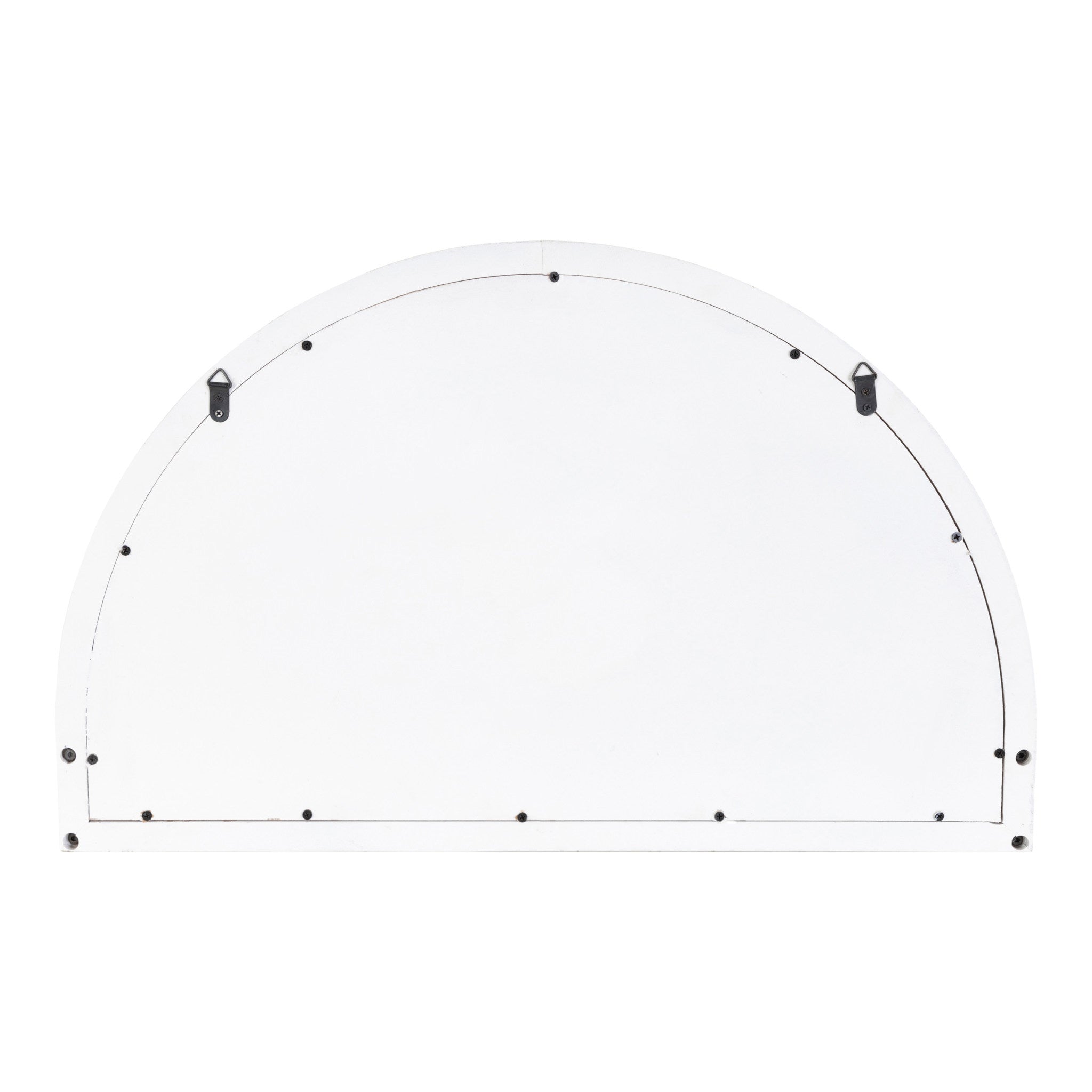 Hollowday Wood Framed Arched Wall Mirror with Shelf
