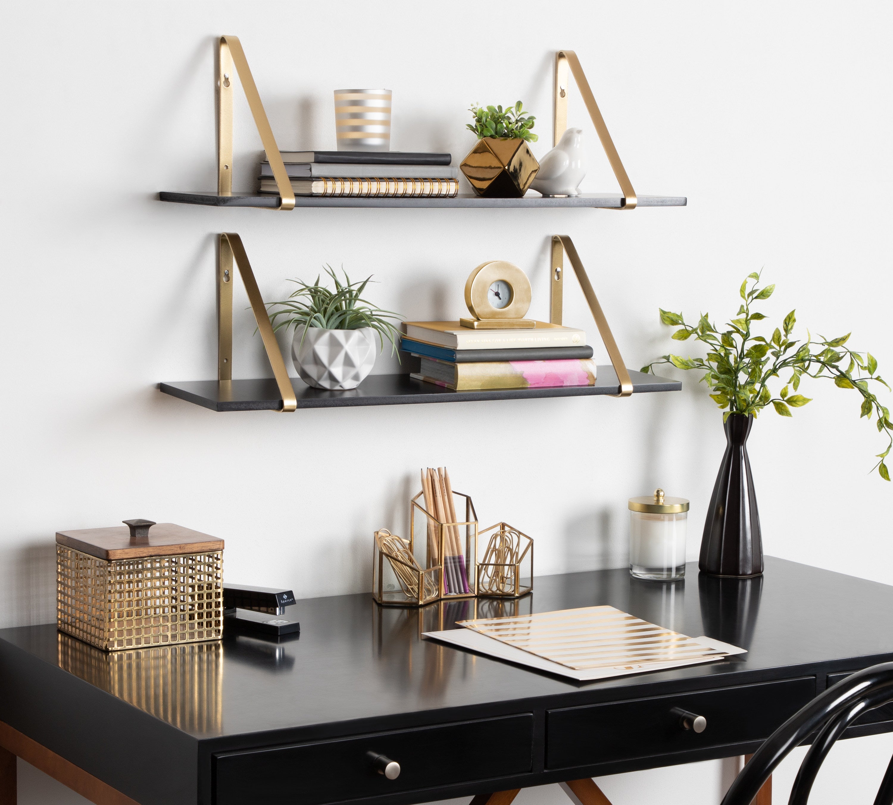 Soloman Wooden Shelves with Brackets