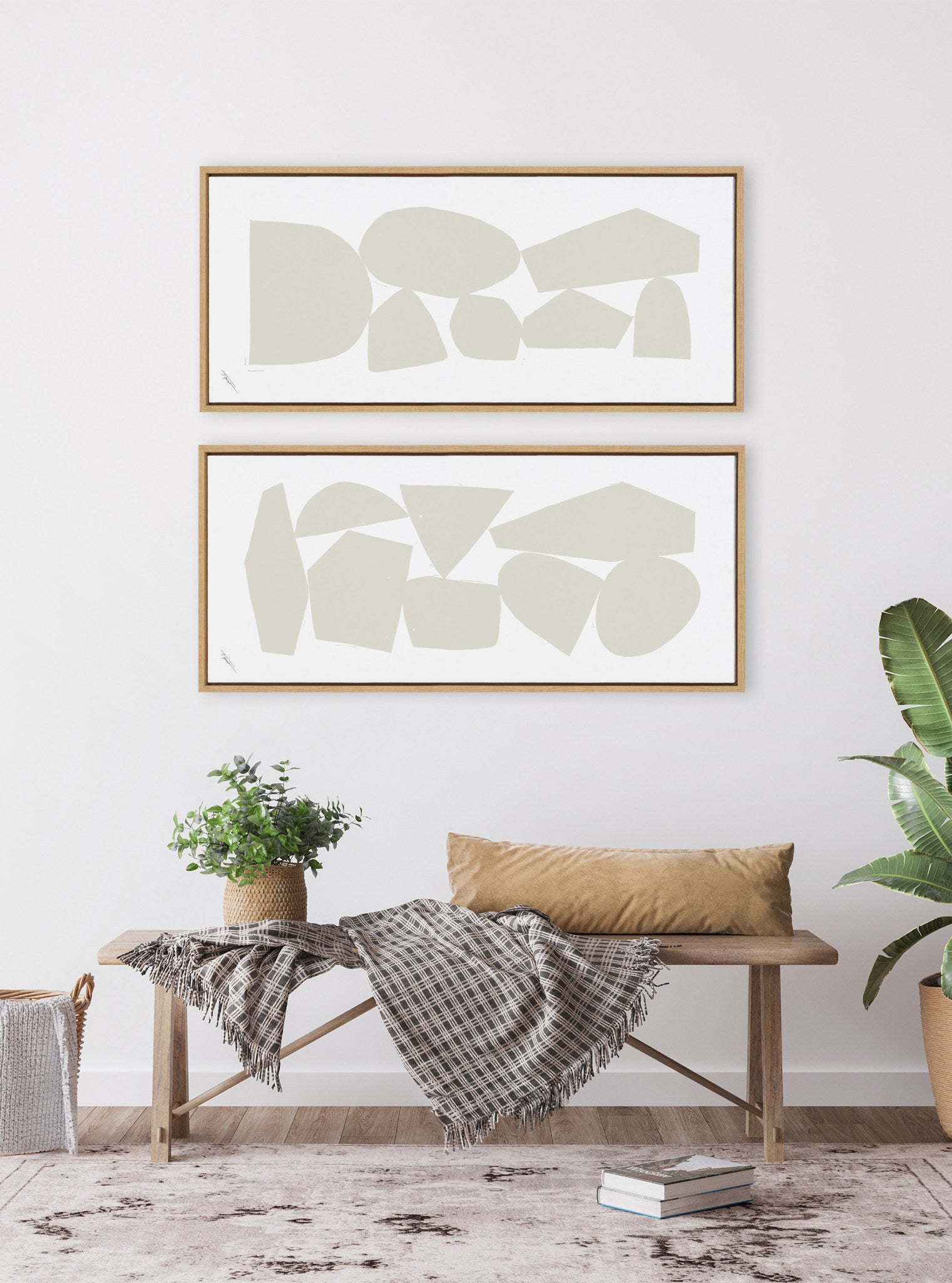 Sylvie Constructed IV Framed Canvas by Statement Goods