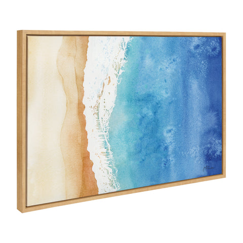 Sylvie Ocean Wake Framed Canvas by Julie Maida