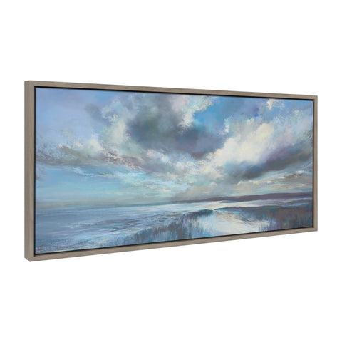 Sylvie The Tide Waits for No Man Framed Canvas by Nel Whatmore