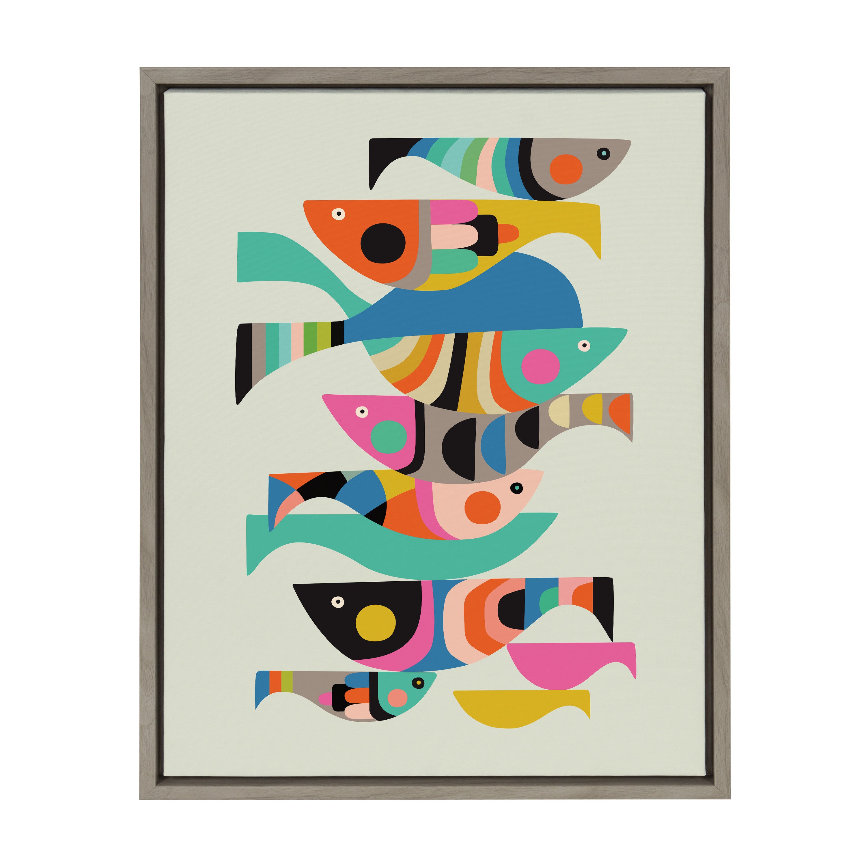 Sylvie Under the Sea Framed Canvas by Rachel Lee of My Dream Wall