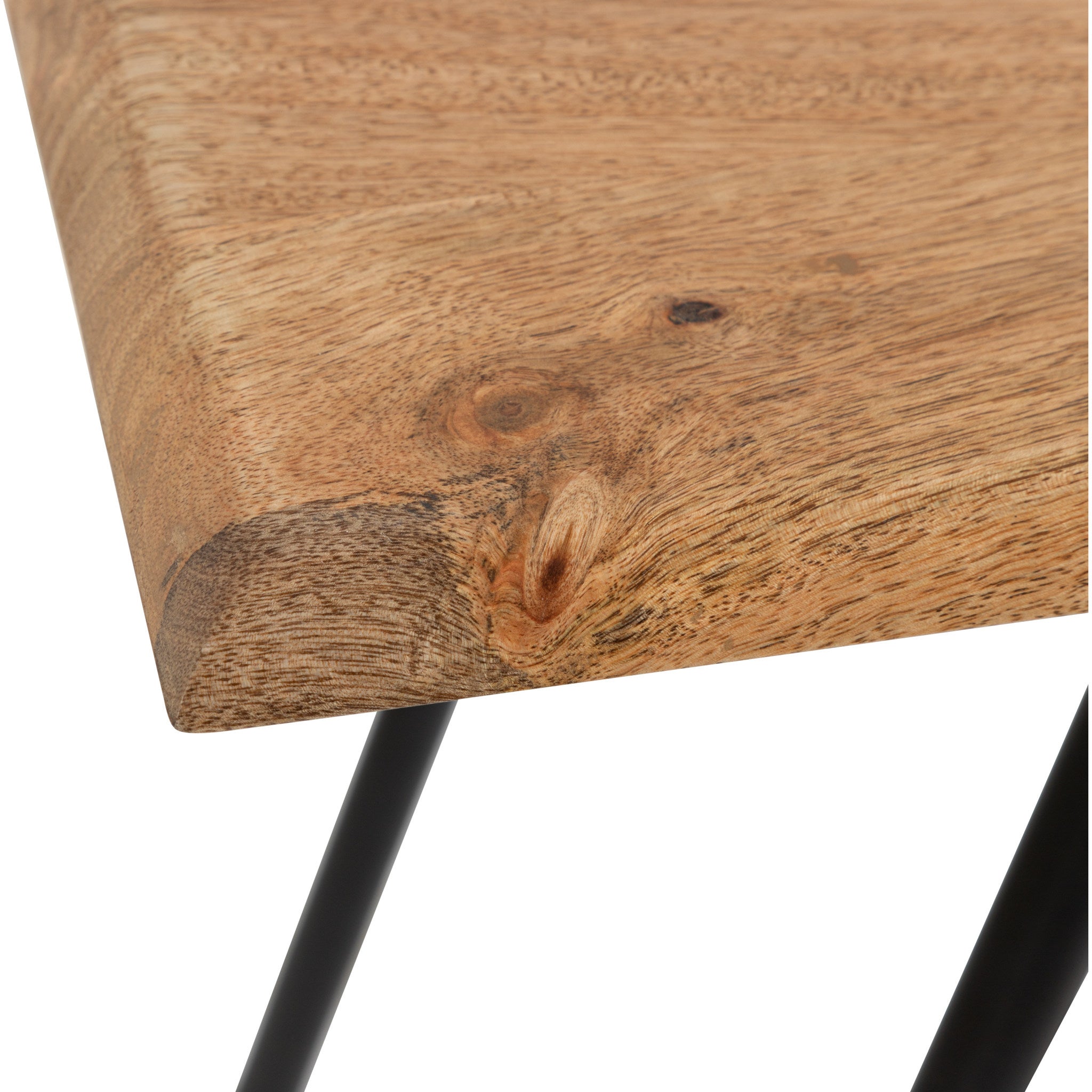 Pallson Wood and Metal Bench