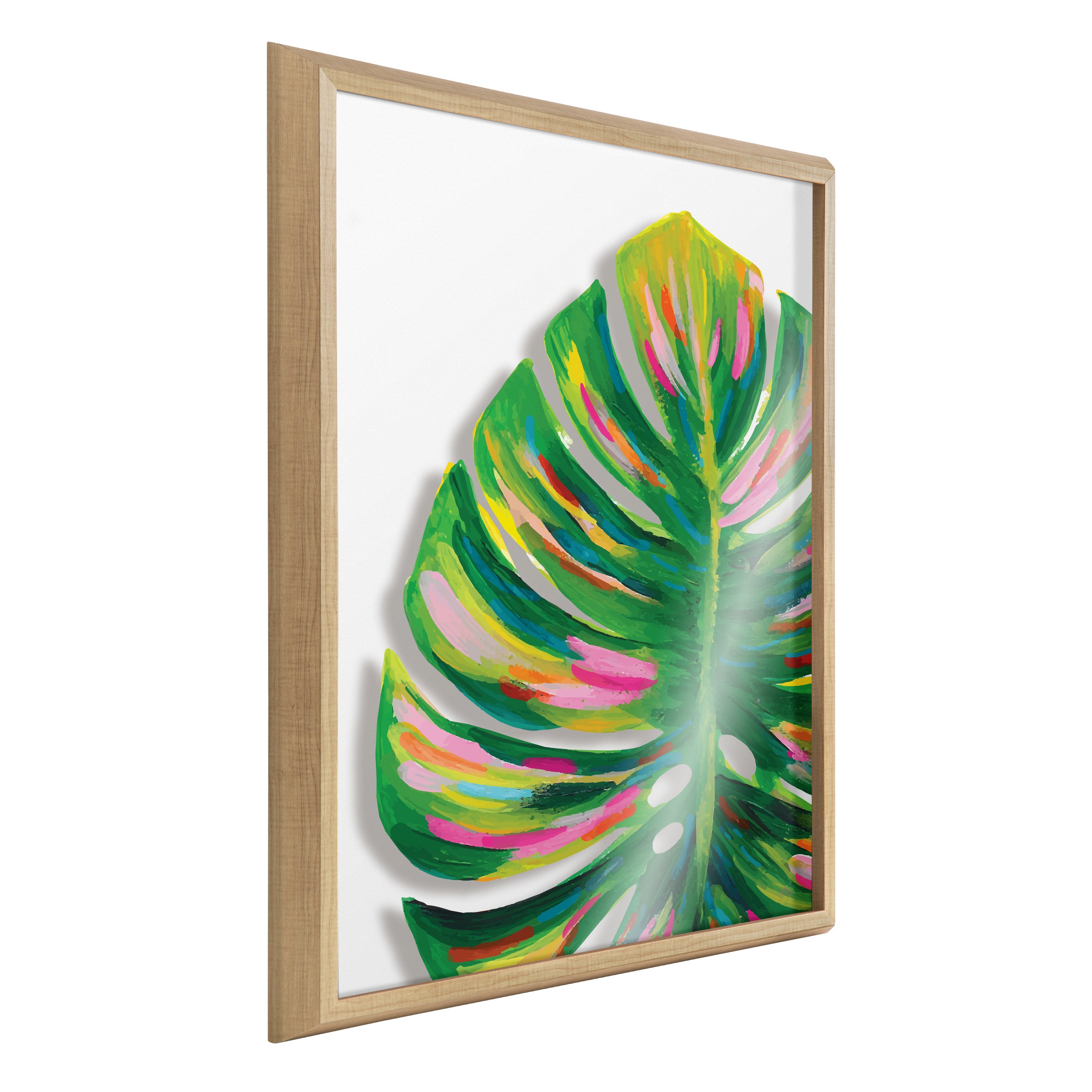 abstract monstera Blake Monstera Framed Printed Art by Jessi Raulet of Ettavee – kateandlaurel