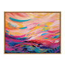 Sylvie Brush Strokes 90 Framed Canvas by Jessi Raulet of Ettavee