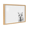 Blake Alpaca Framed Printed Glass by Simon Te of Tai Prints