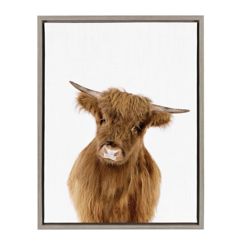 Sylvie Animal Studio Highland Framed Canvas by Amy Peterson Art Studio