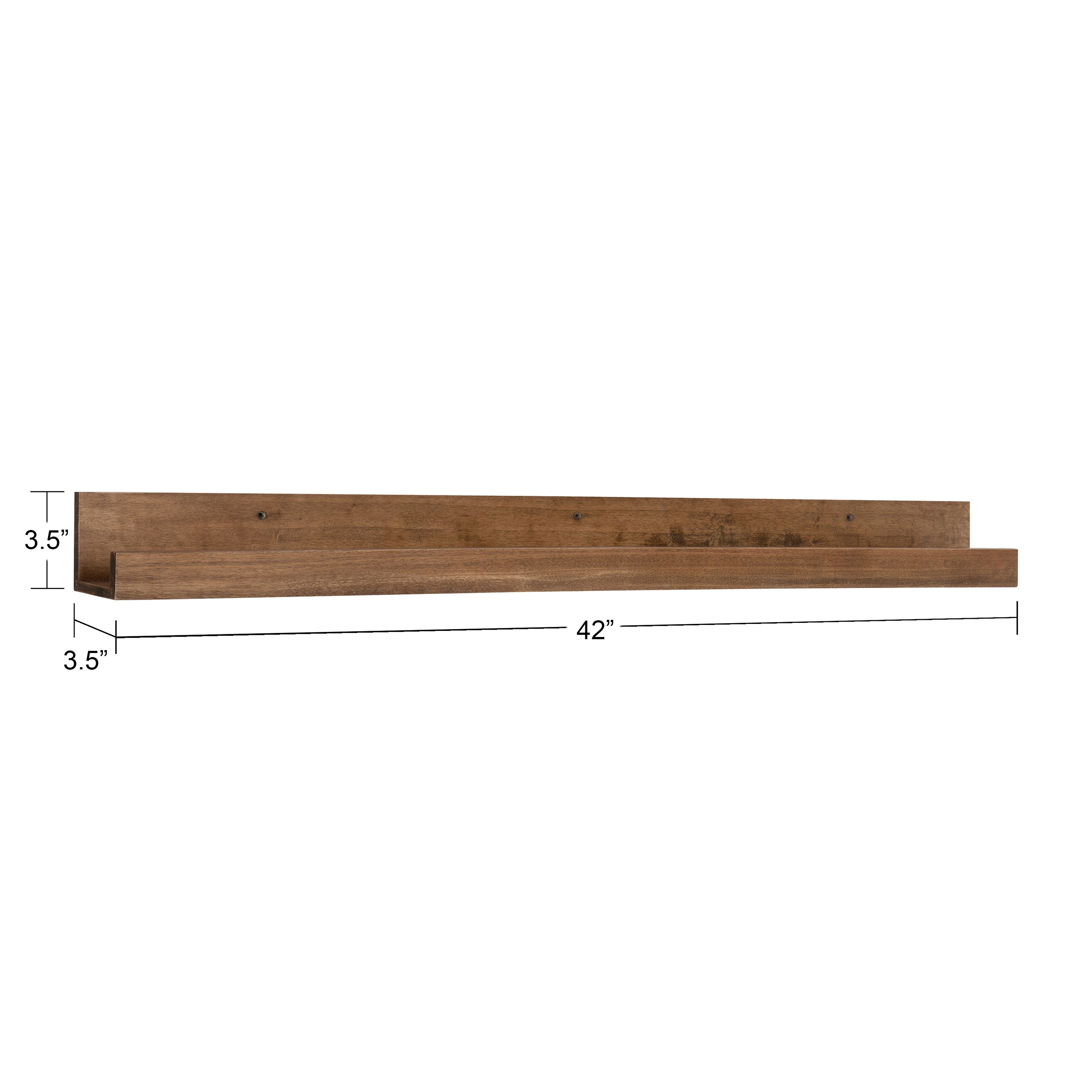 Levie Wooden Picture Ledge Wall Shelf