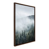 Sylvie Evergreens In Fog Framed Canvas by Emiko and Mark Franzen of F2Images