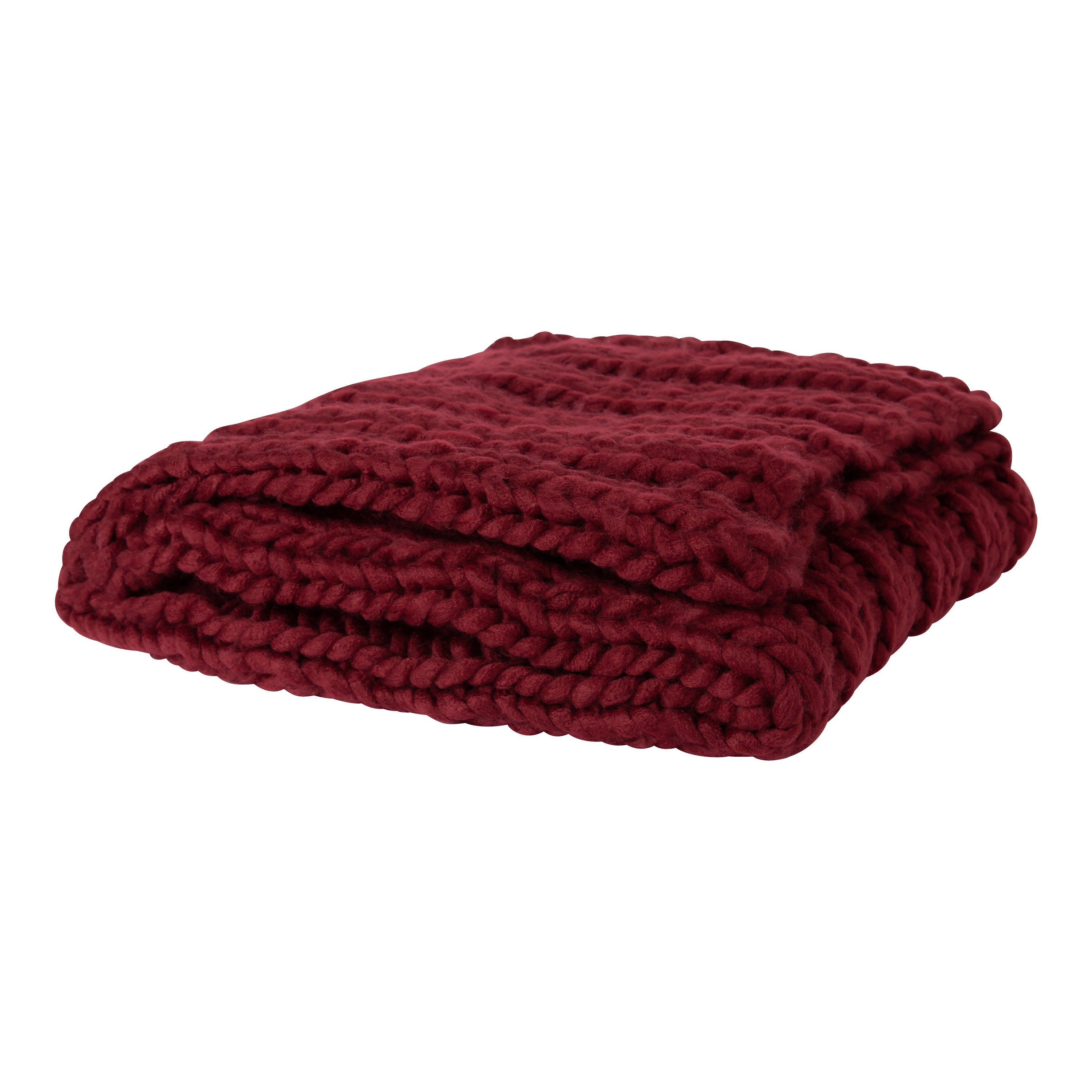 Chunky Knit Throw Blanket