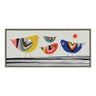 Sylvie Family Tree 4 Birds Framed Canvas by Rachel Lee of My Dream Wall
