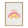 Sylvie Positivity Framed Canvas by Emily Perelman