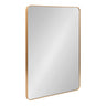 Zayda Radius Rectangle Framed Wall Mirror
