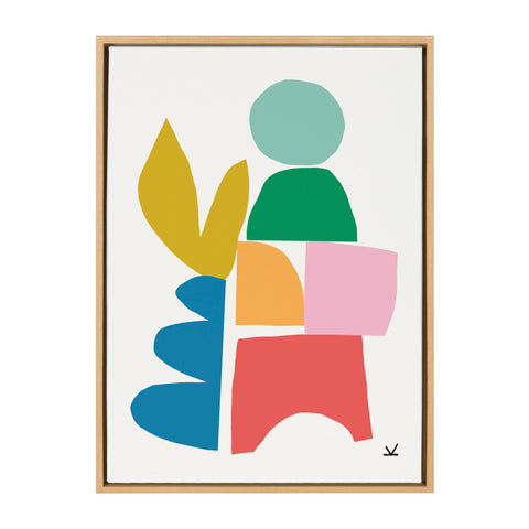 Sylvie Warm Winter Framed Canvas by Kelly Knaga