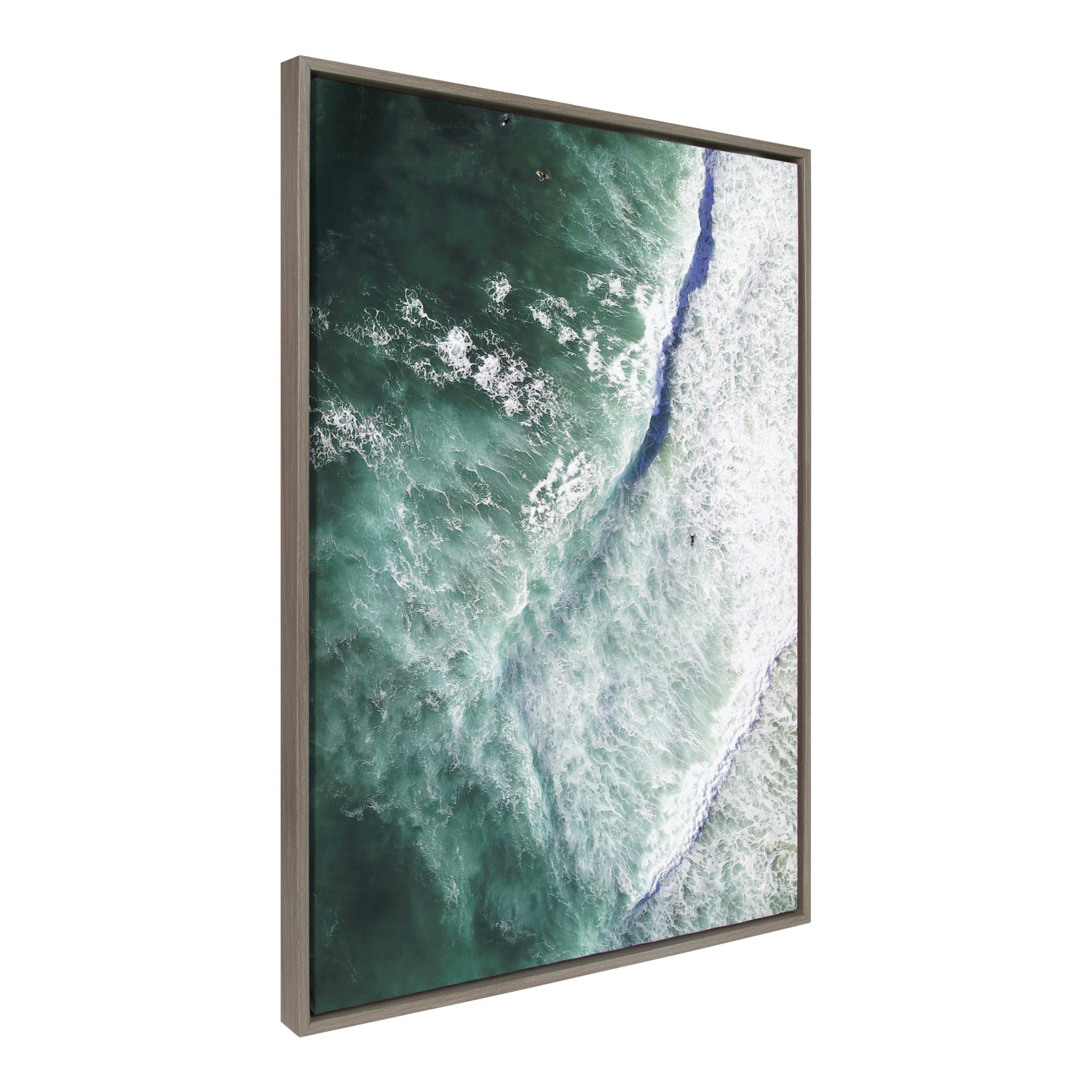 Sylvie Paddle Out Framed Canvas by Rachel Bolgov