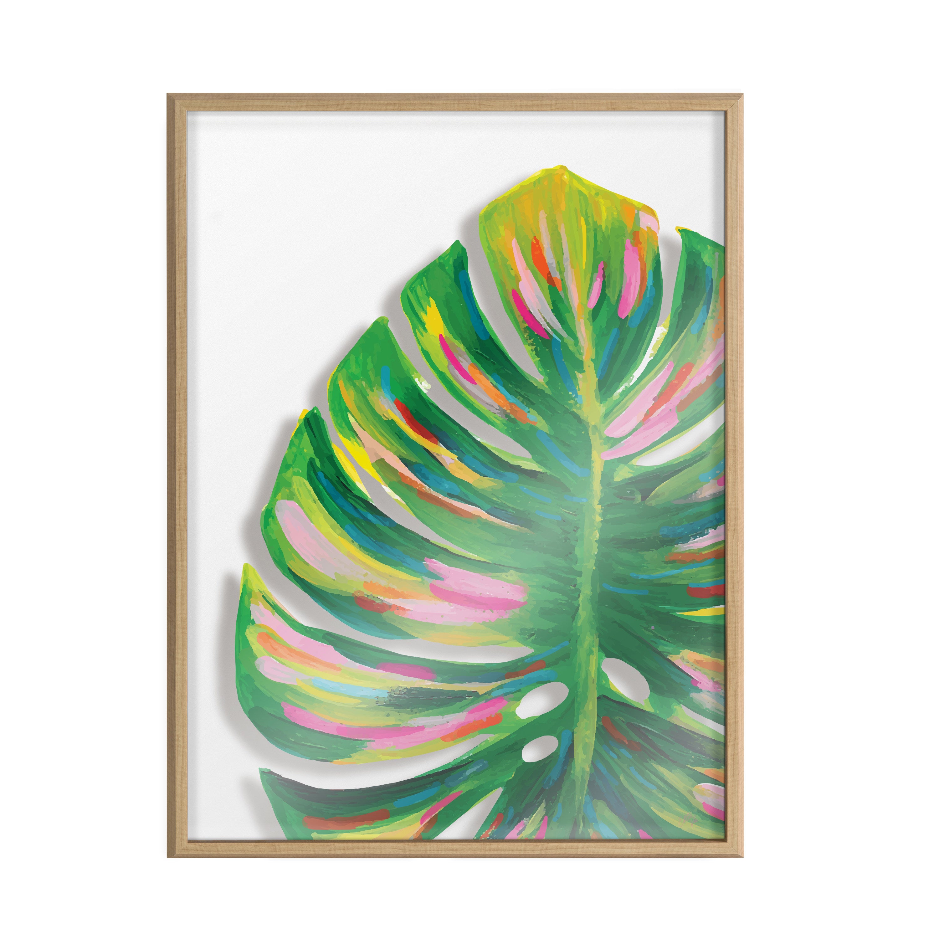 Blake Monstera Framed Printed Art by Jessi Raulet of Ettavee