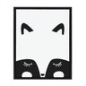 Sylvie Modern Baby Fox Framed Canvas by Rachel Lee of My Dream Wall