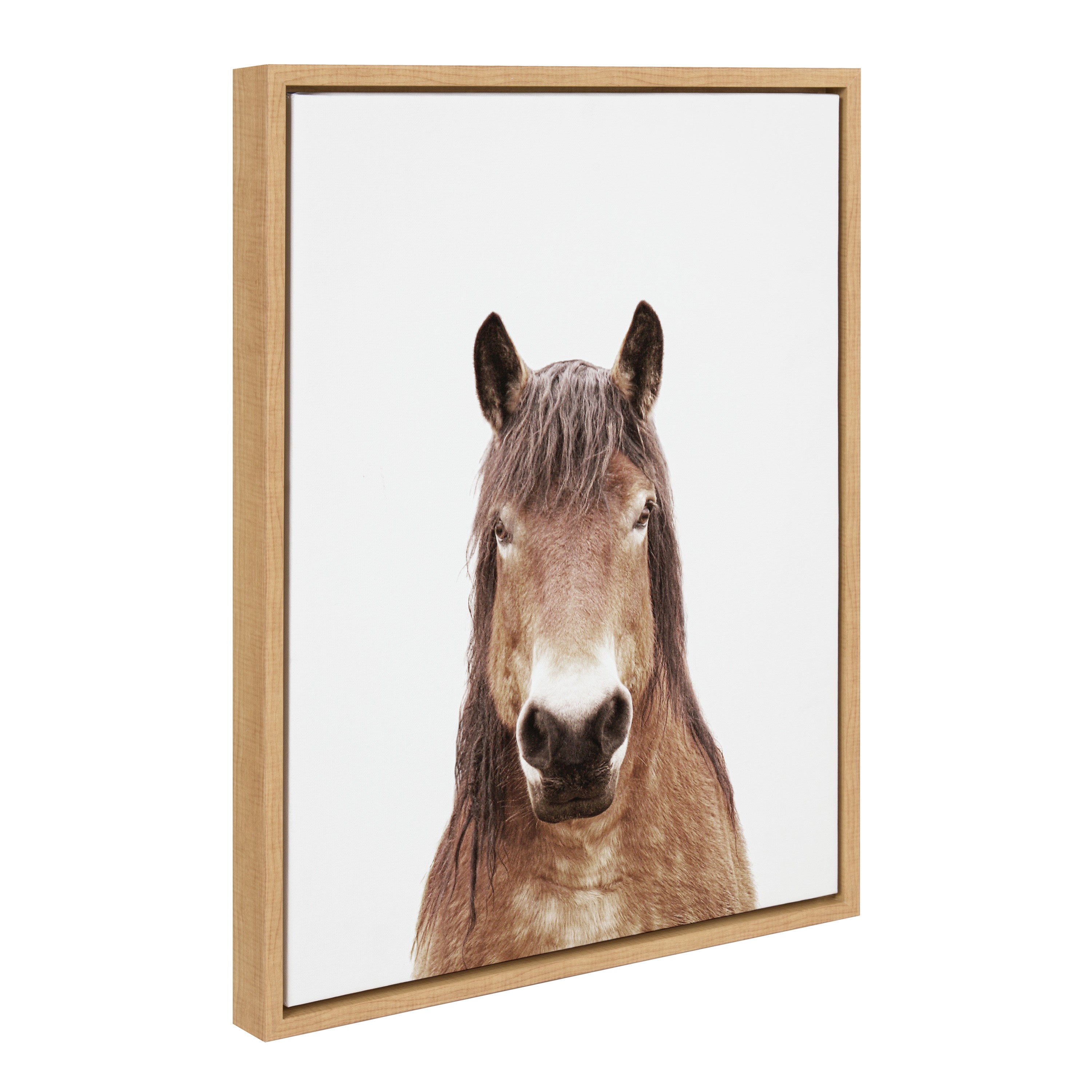 Sylvie Meadow Horse Portrait Framed Canvas by Amy Peterson Art Studio