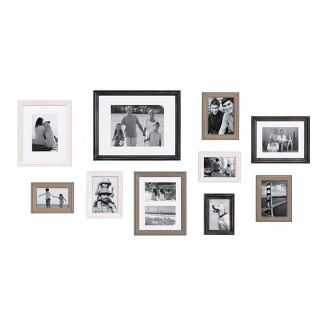 Bordeaux Gallery Wall Wood Picture Frame Set