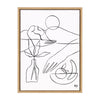 Sylvie Summer Lines 10 Framed Canvas by Maggie Stephenson