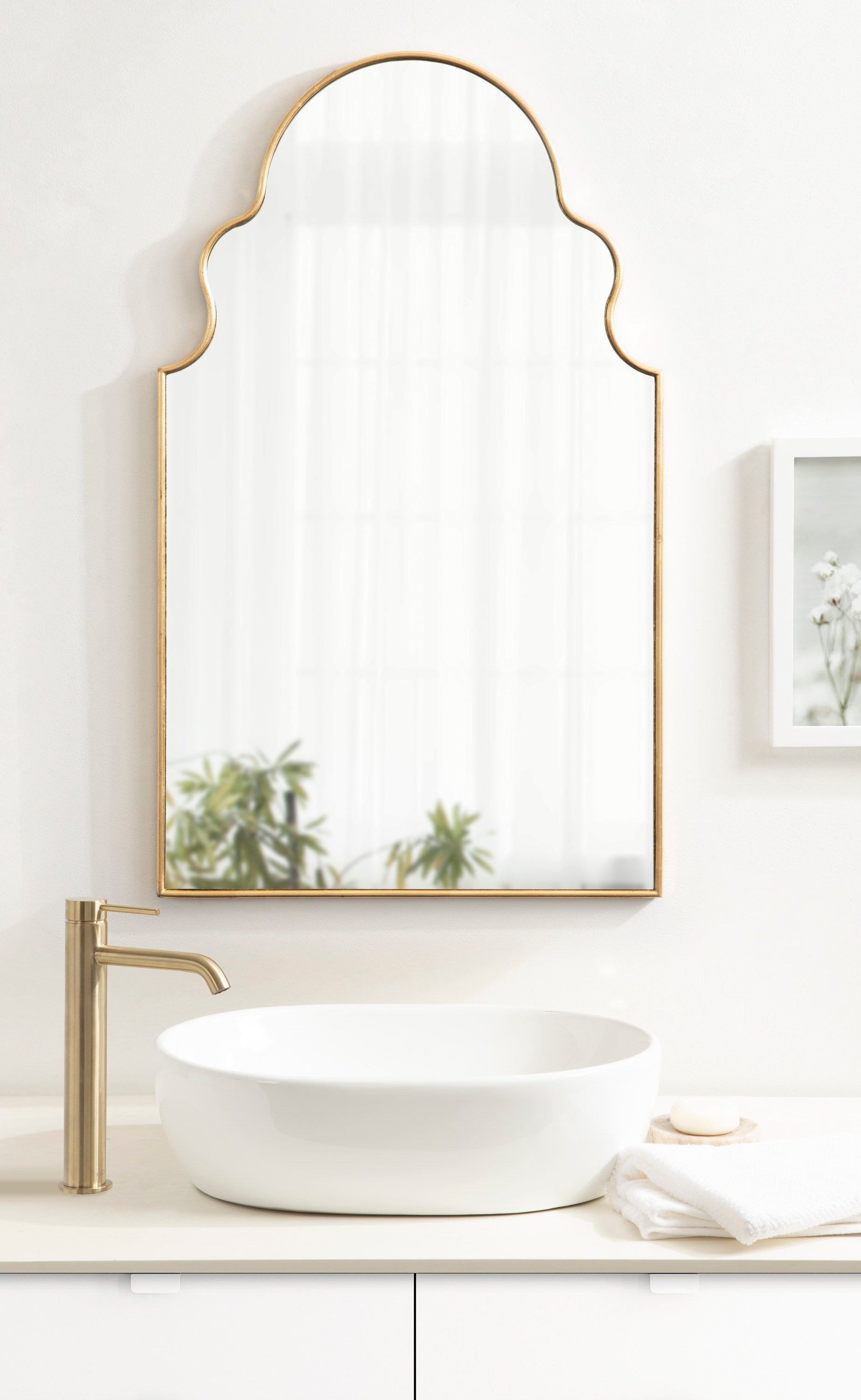 Vania Moroccan Arch Wall Mirror
