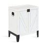 Cates Wood Side Table with Trunk Storage
