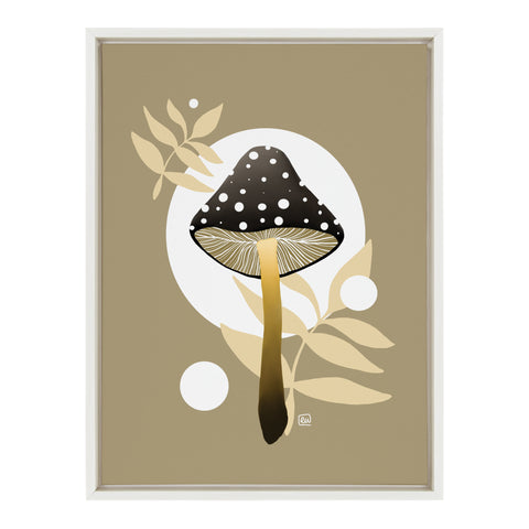 Sylvie Black Magic Framed Canvas by Erika Wynn
