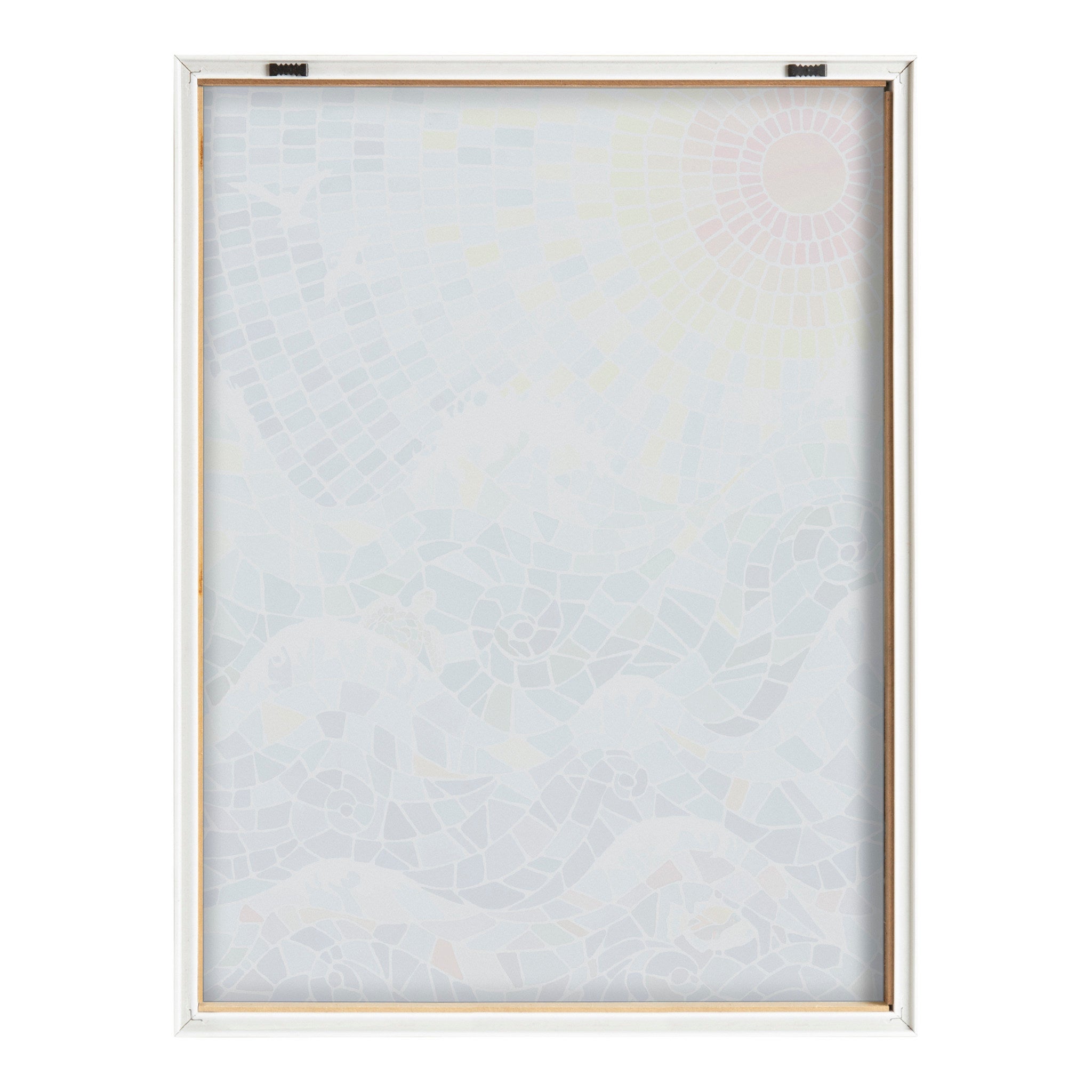 Blake It’s a Beautiful Life Framed Printed Glass by Janet Meinke-Lau