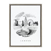 Sylvie London City Framed Canvas by Viola Kreczmer