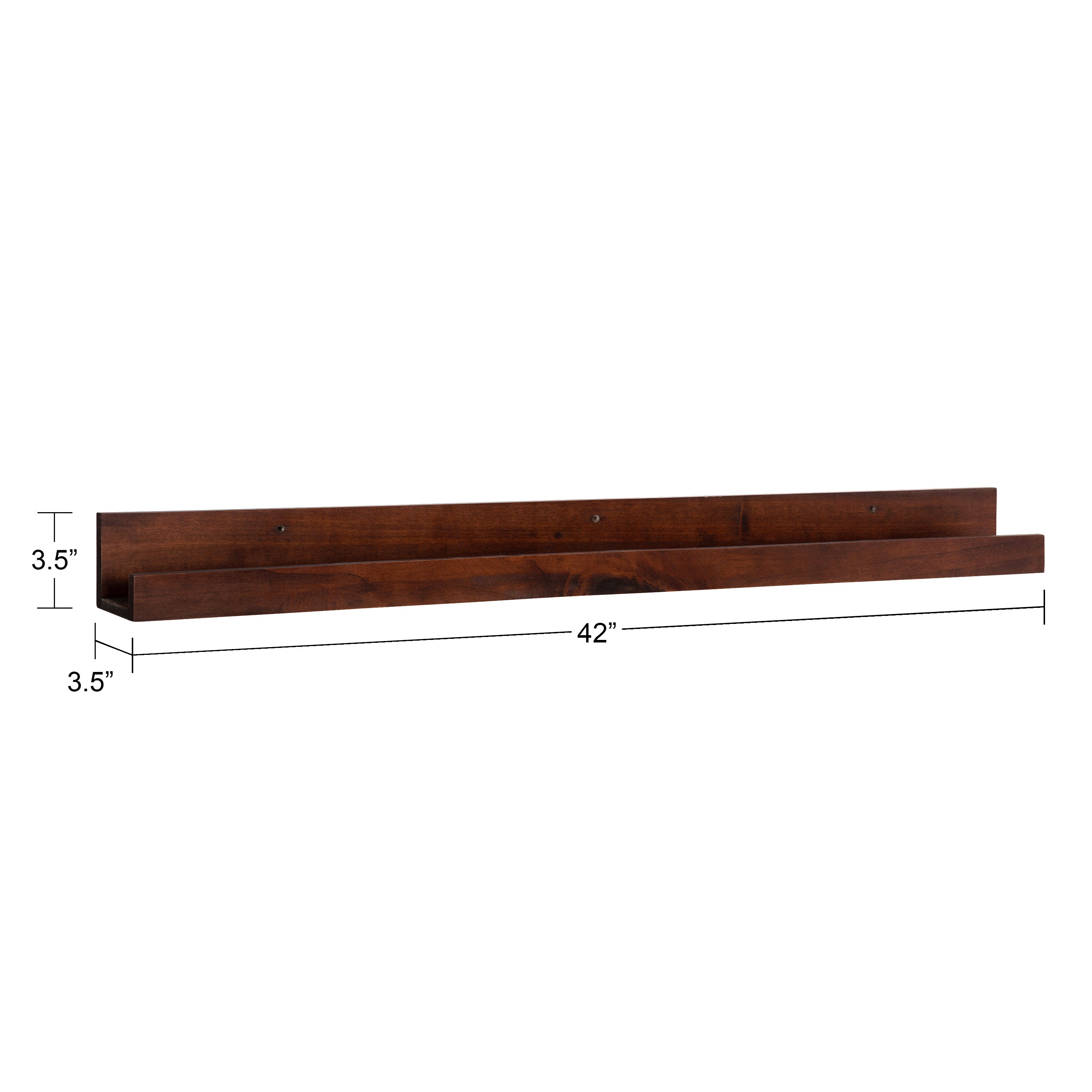 Levie Wooden Picture Ledge Wall Shelf