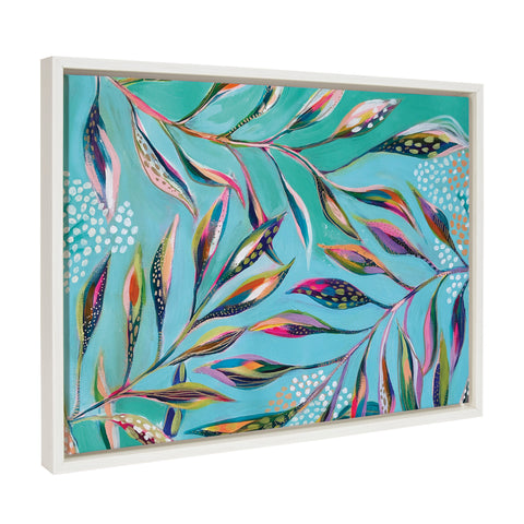 Sylvie A Tranquil Moment Framed Canvas by Jessi Raulet of Ettavee