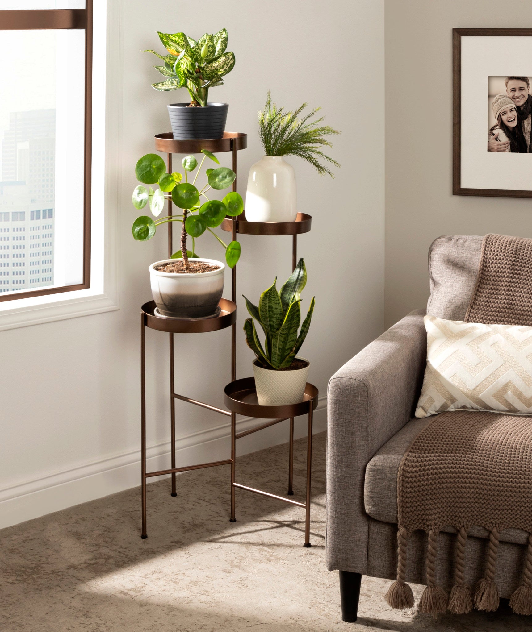Finn Metal Multi Level Plant Stand