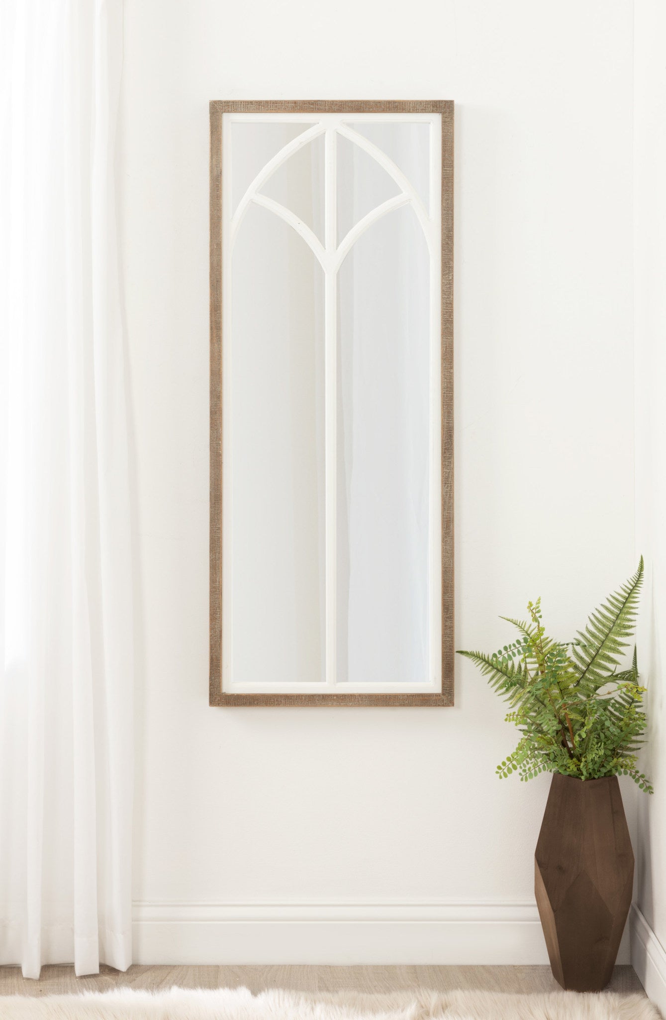 Gothard Windowpane Wall Mirror