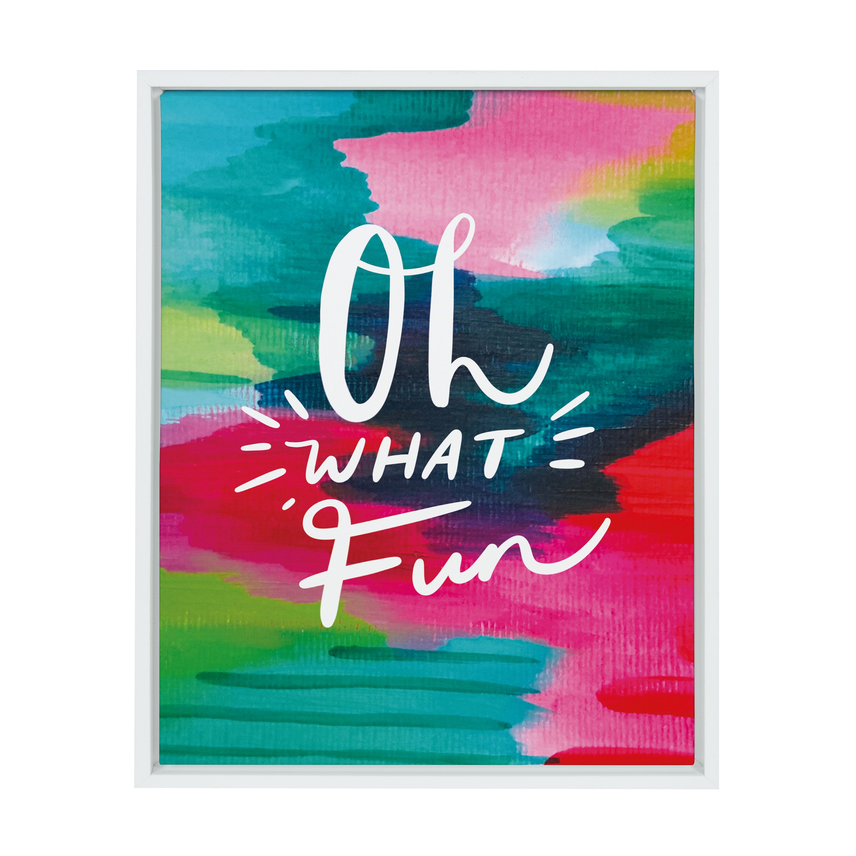 Sylvie Oh What Fun Framed Canvas by Jessi Raulet Of EttaVee