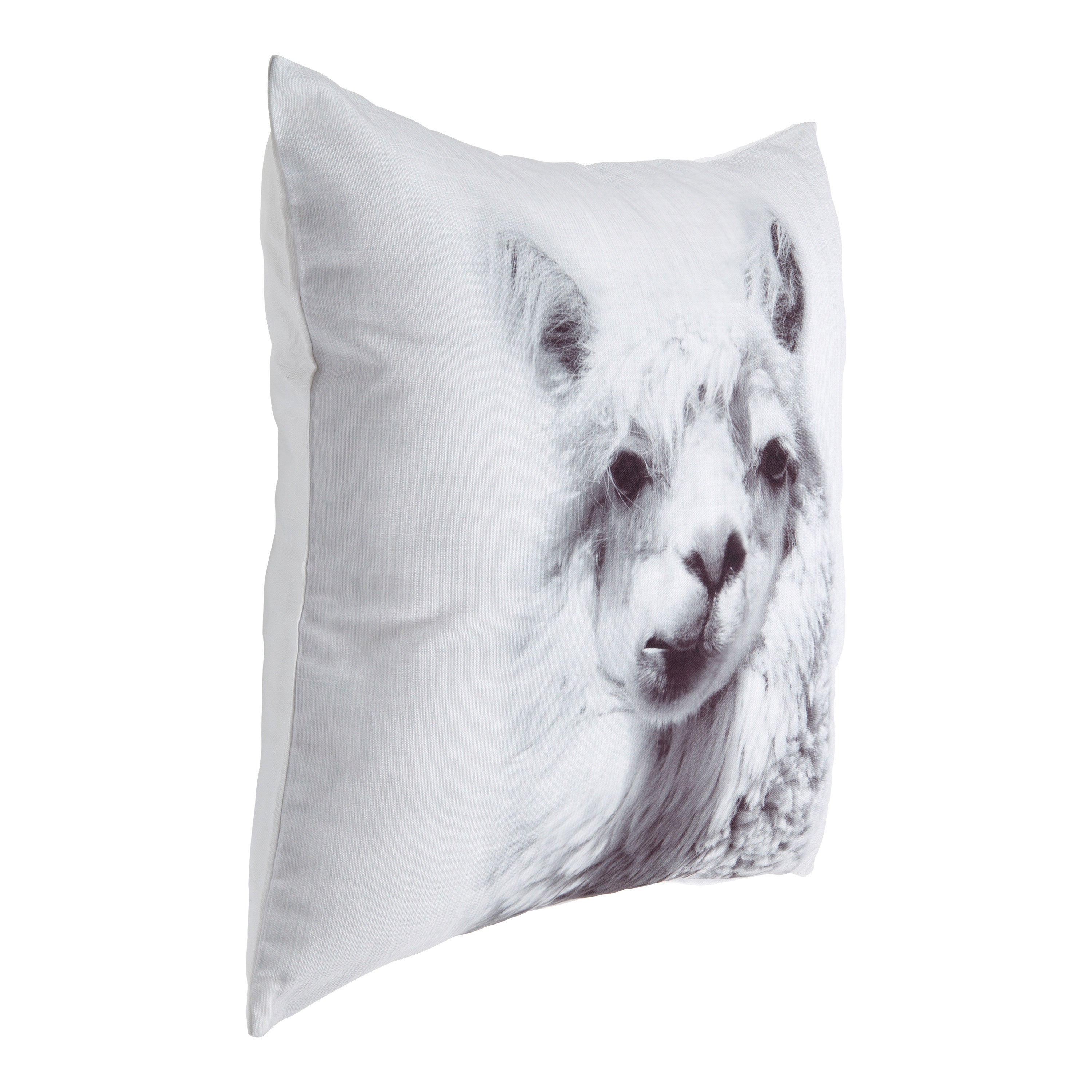 Como Alpaca Print Throw Pillow Cover