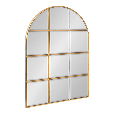 Denault Arch Windowpane Wall Mirror